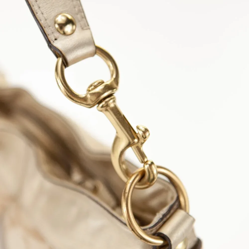 COACH Zoe Canvas Signature C Buckle Hobo Shoulder Handbag - H0868-12657 - Picture 12 of 16